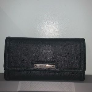 Nine West Black Trifold Wallet